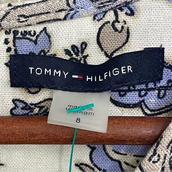 Tommy Hilfiger Sleeveless Provincial Paisley Flounce Hem Dress size 8 - Picture 5 of 11